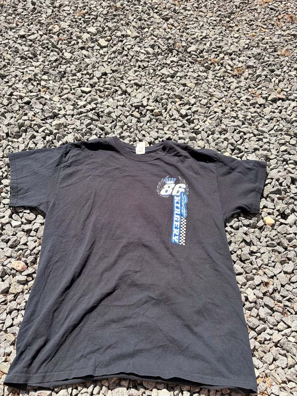 Gildan Scott Kingery Memorial Race T-Shirt Size L Black